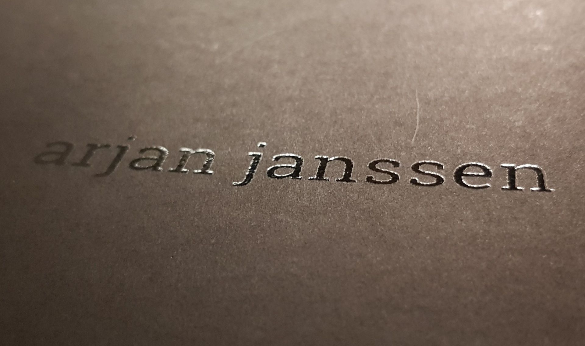 Arjan Janssen Media Production JB London